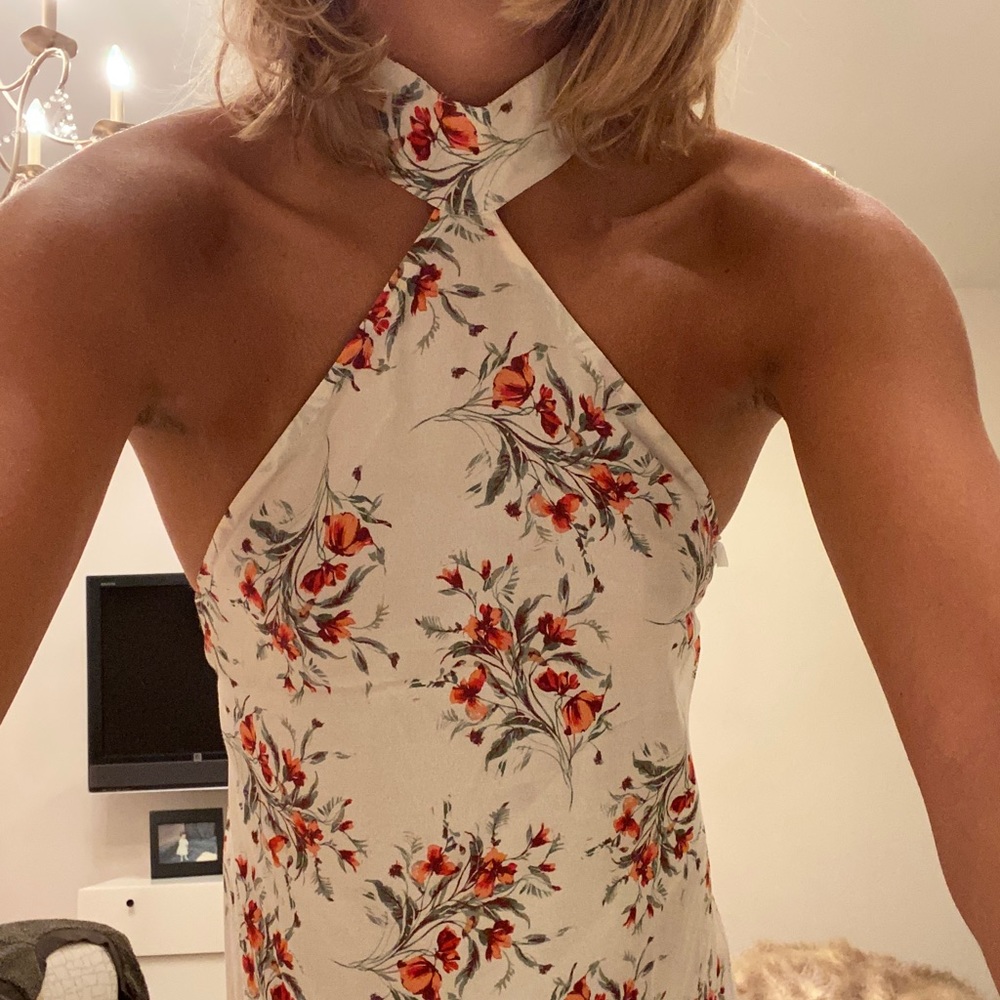 Flynn Skye Halter Mini Summer Dress View 3